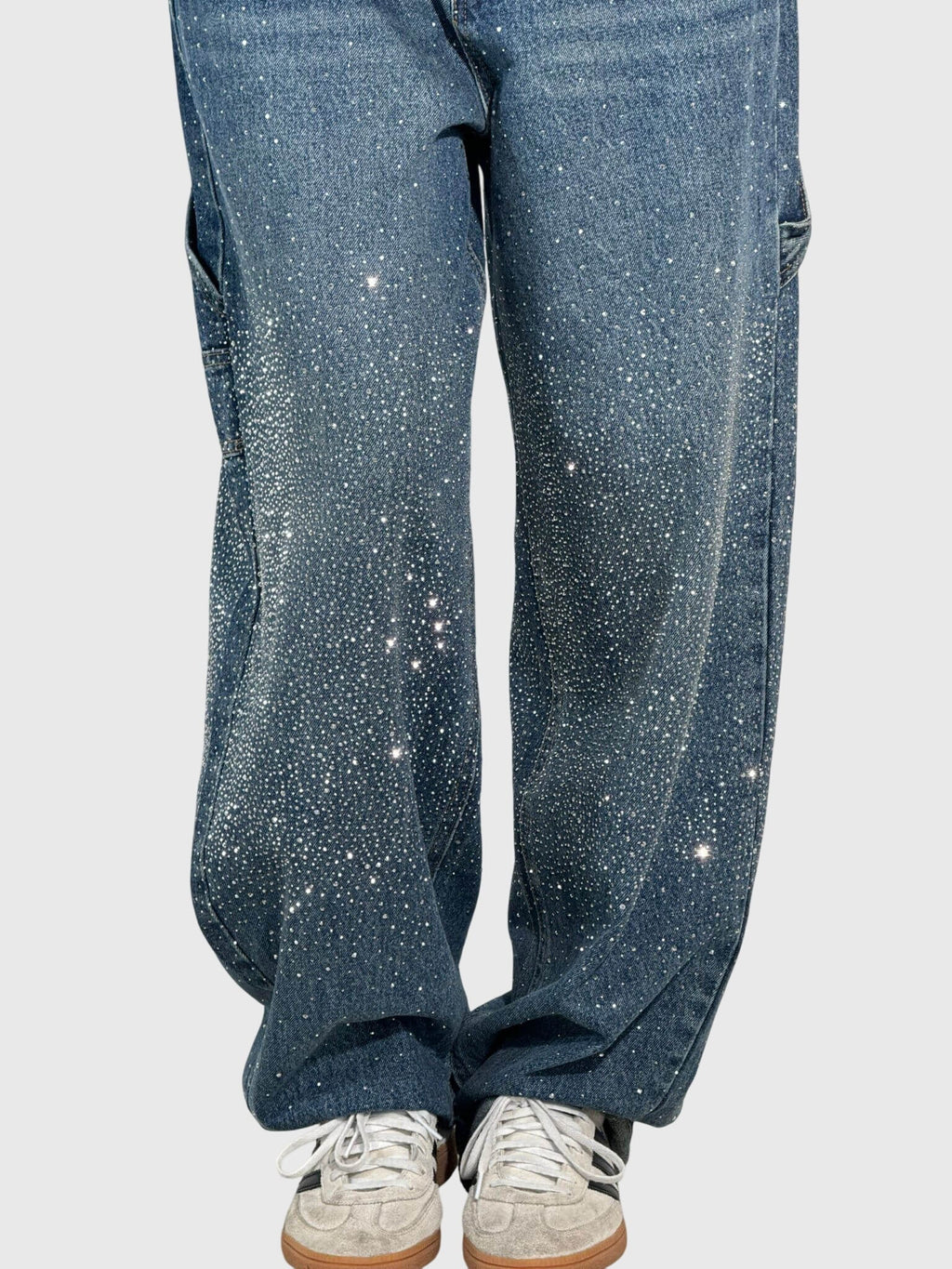 Kimberly | Women’s Sparkle Diamond Denim Pants