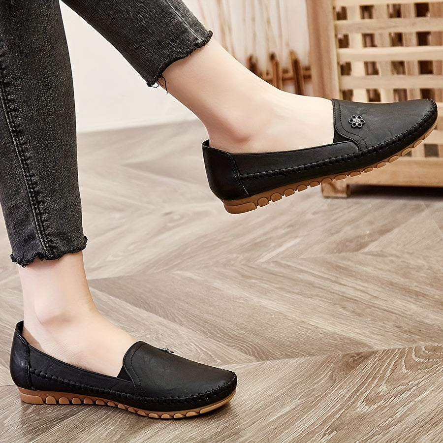 Women's Slip-On Loafers with Cushioned Footbed