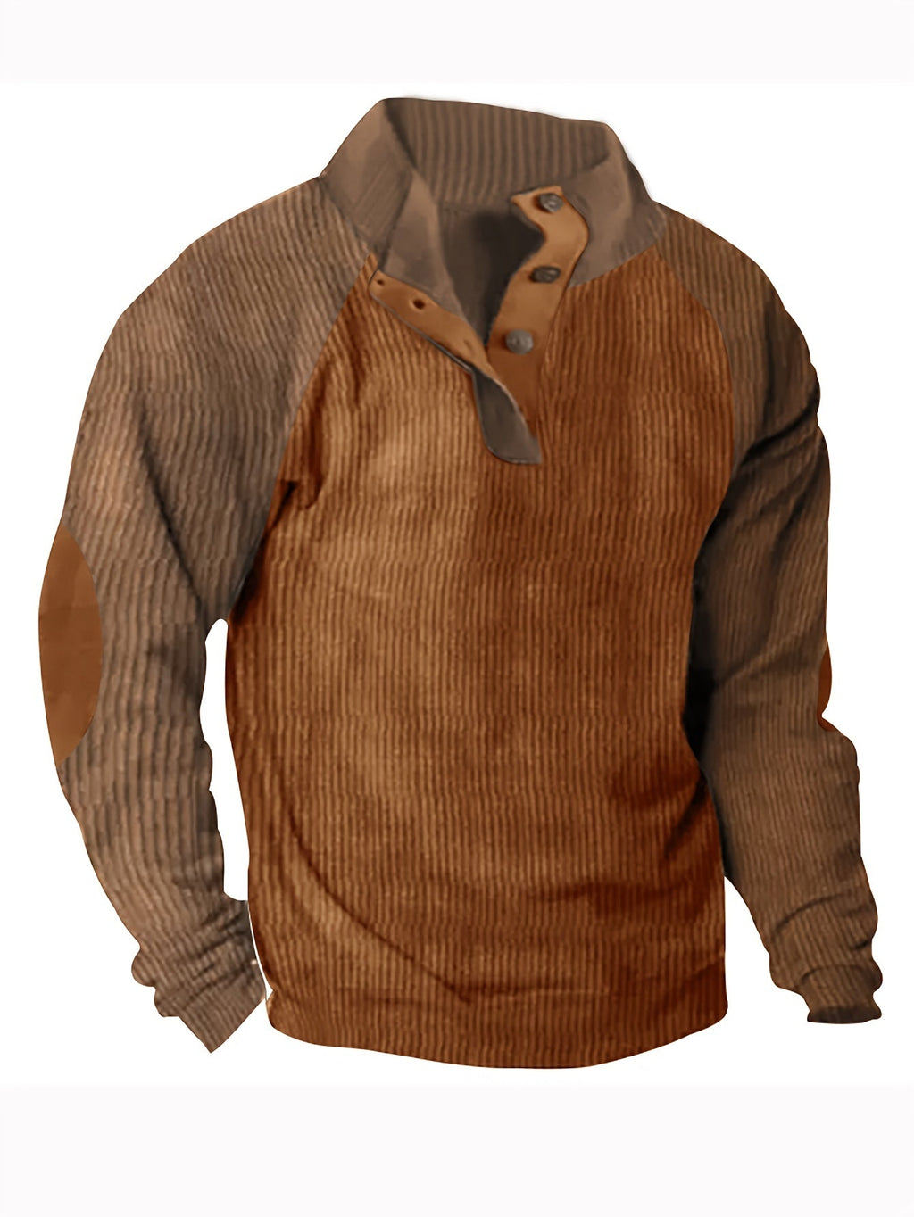 COLOR BLOCK KNIT SHIRT FOR MEN