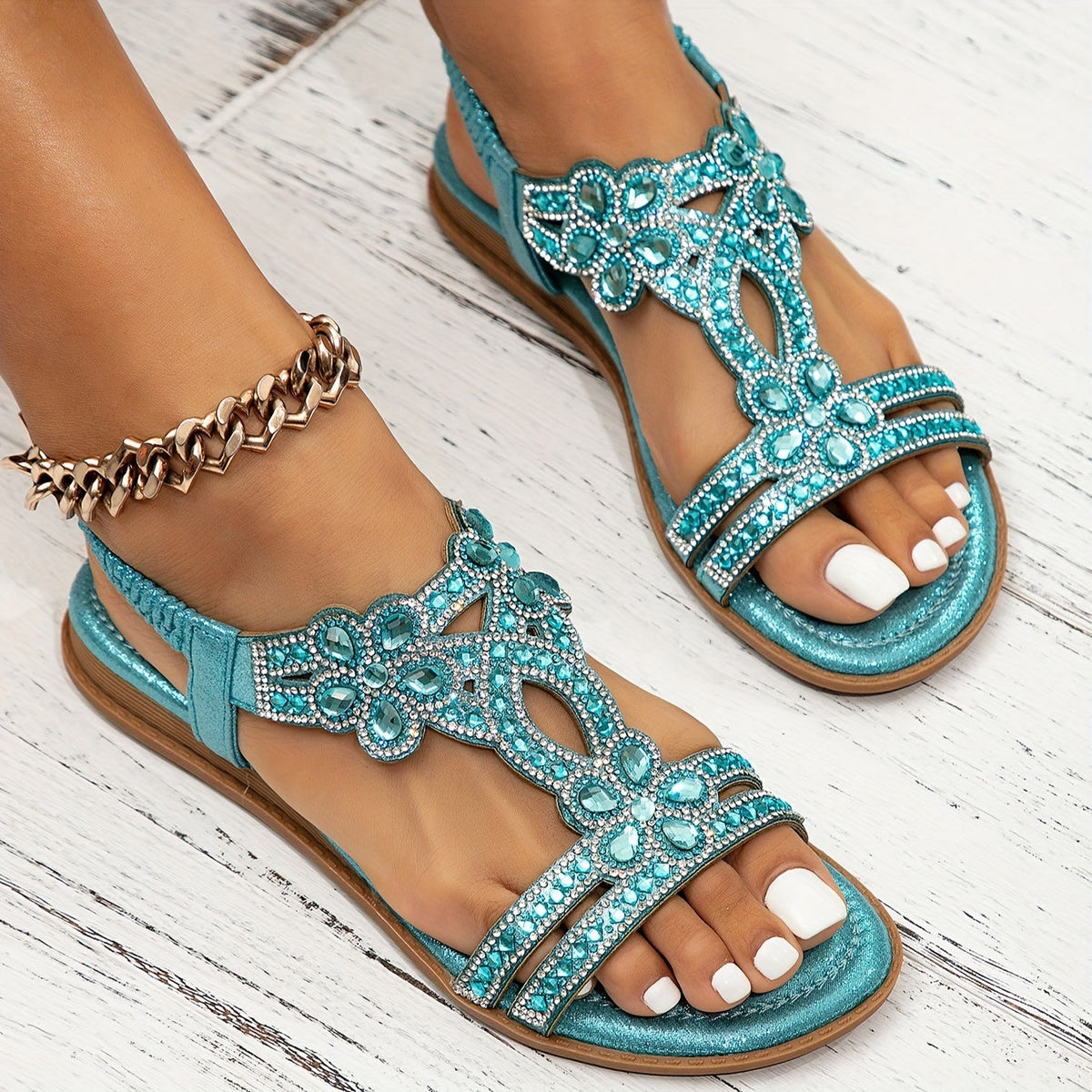 Women's Orthopedic Cushioned Sandals with Boho-Inspired Design