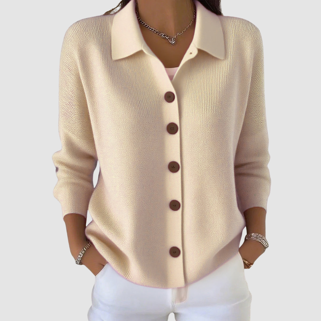 Sophie - Button-Up Knit Cardigan