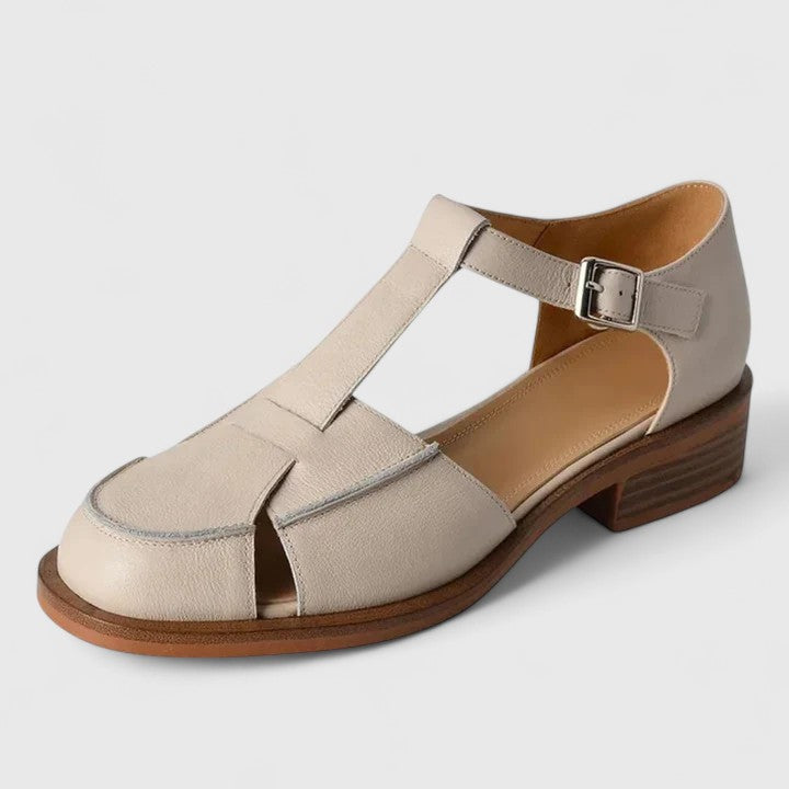 Women's Mary Jane Sandals with Adjustable Strap and Cushioned Insole