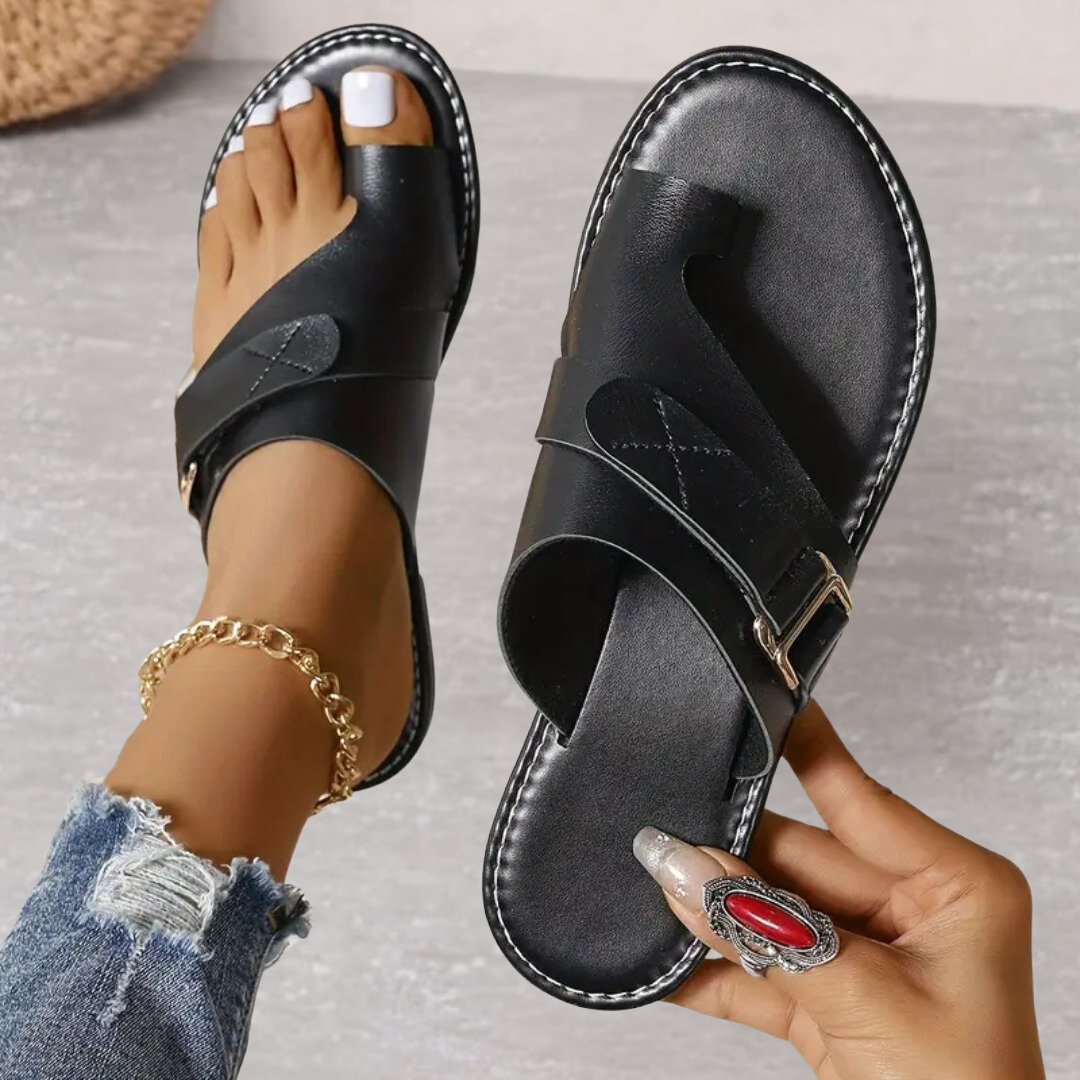 Women's Orthopedic Cushioned Sandals with Contoured Footbed and Arch Support