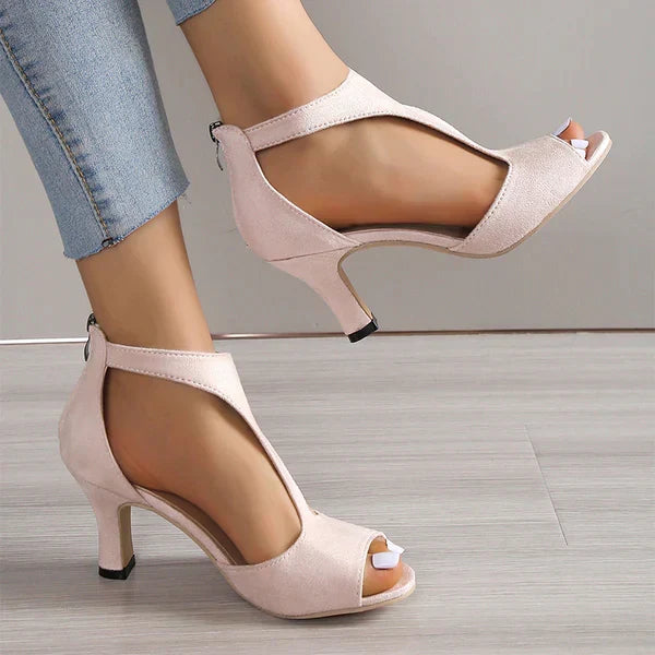 Women's Orthopedic Low Heel Sandals with Cushioned Insole and Adjustable Straps