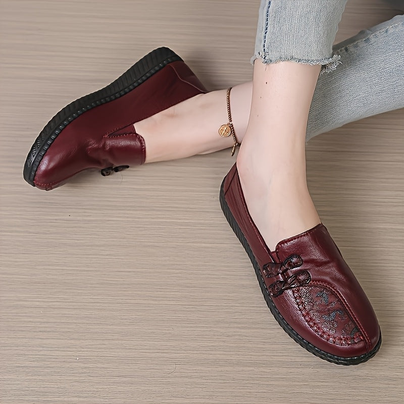 Women's Slip-On Loafers with Cushioned Sole