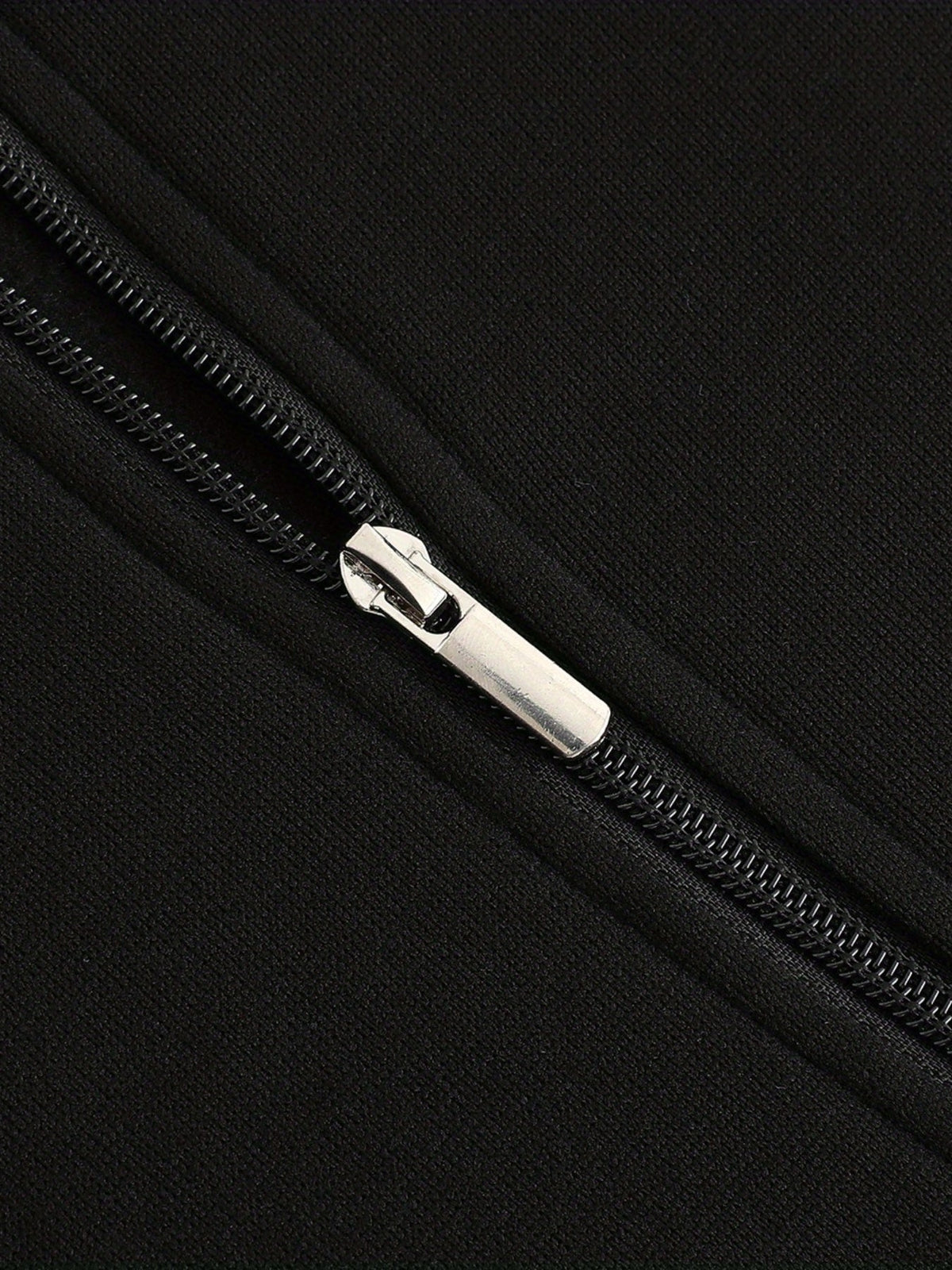 SOLID HIGH NECK HOODIE FOR MEN