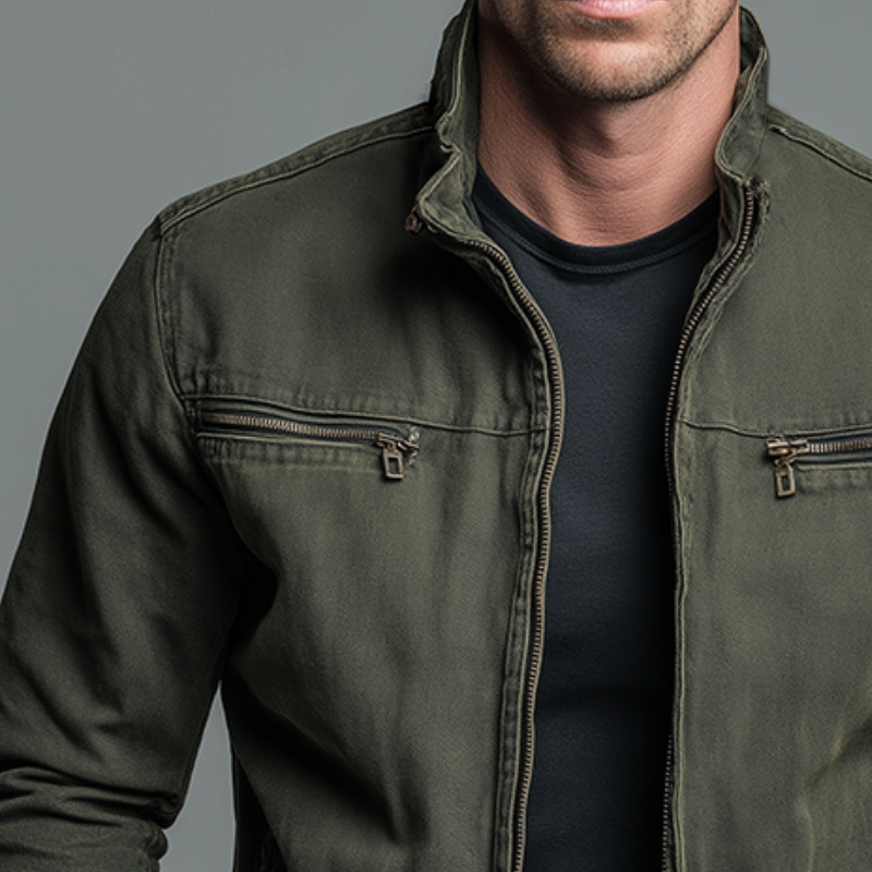 VINTAGE COTTON JACKET FOR MEN