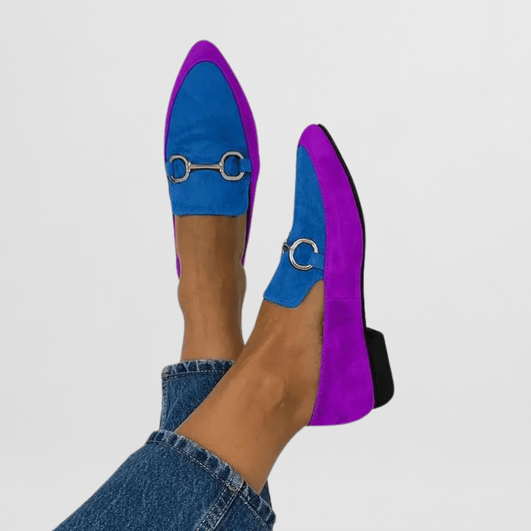 Women's Loafers with Soft Suede Upper and Cushioned Insole