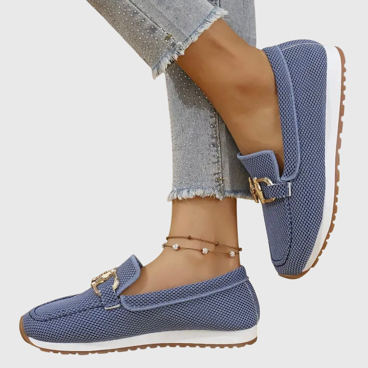 Women's Orthopedic Loafers with Cushioned Footbed and Ergonomic Sole