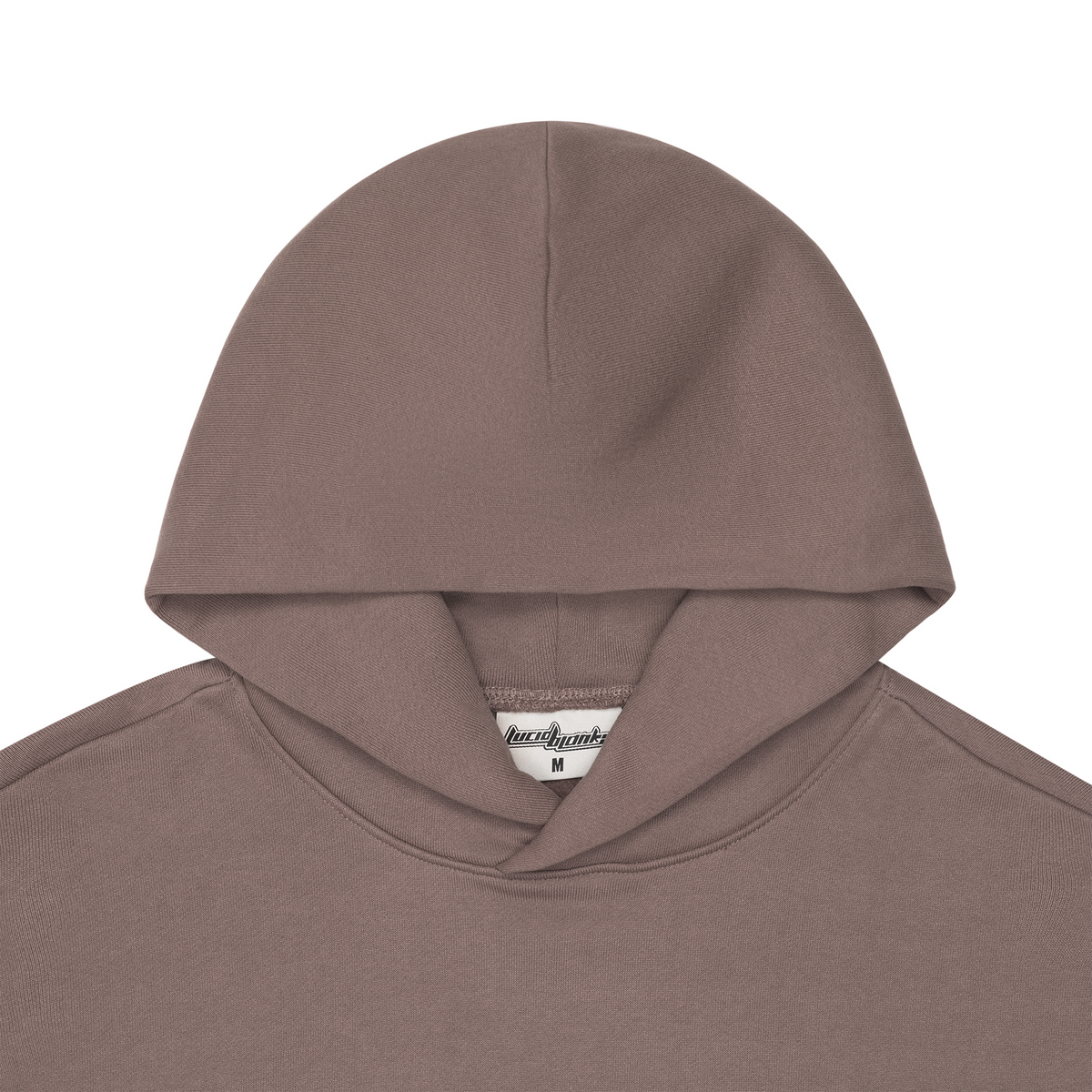 Women's Brown Core Hoodie, Oversized Fit, Long Sleeves
