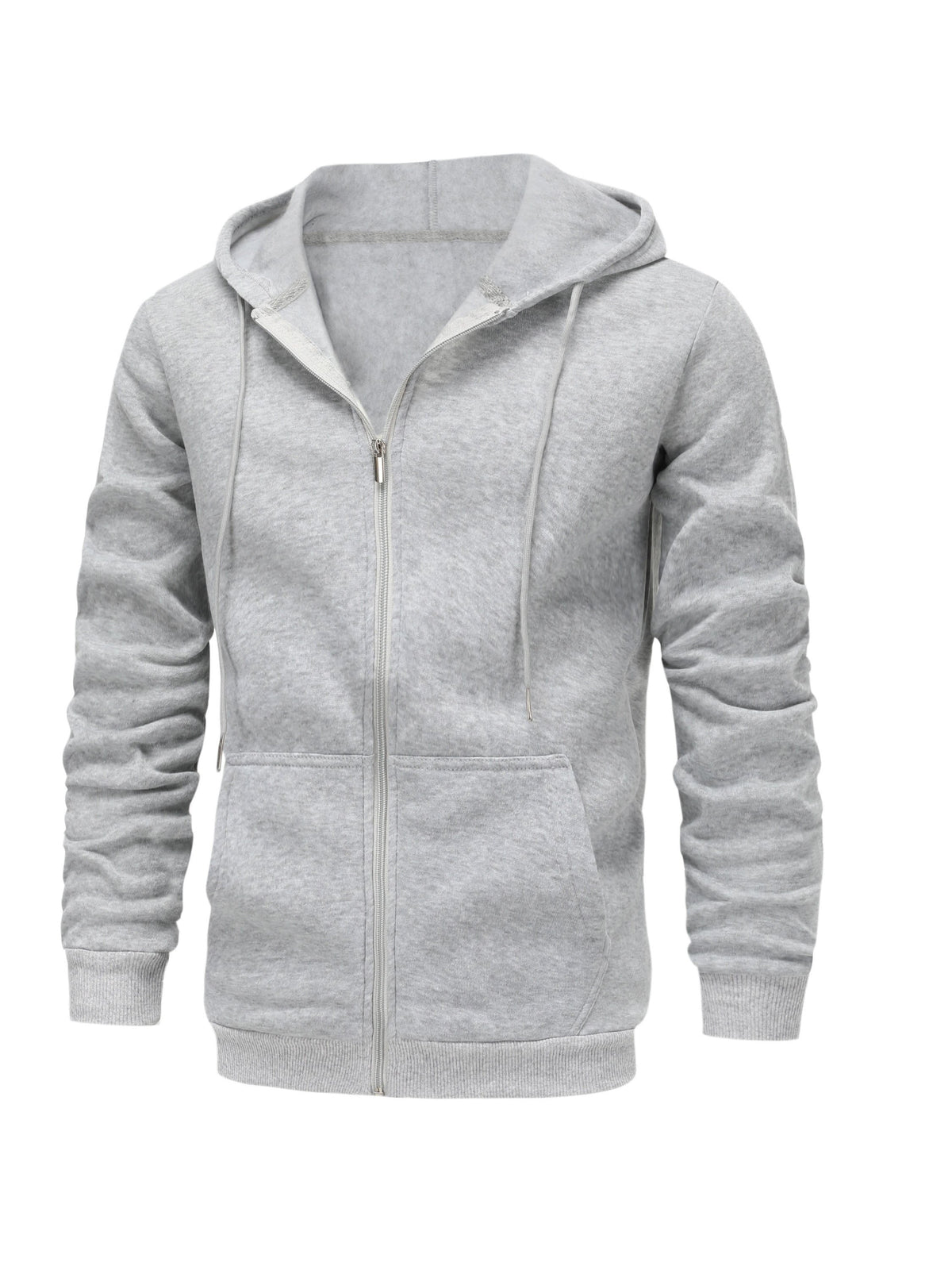 FLEECE LINED ZIP HOODIE FOR MEN