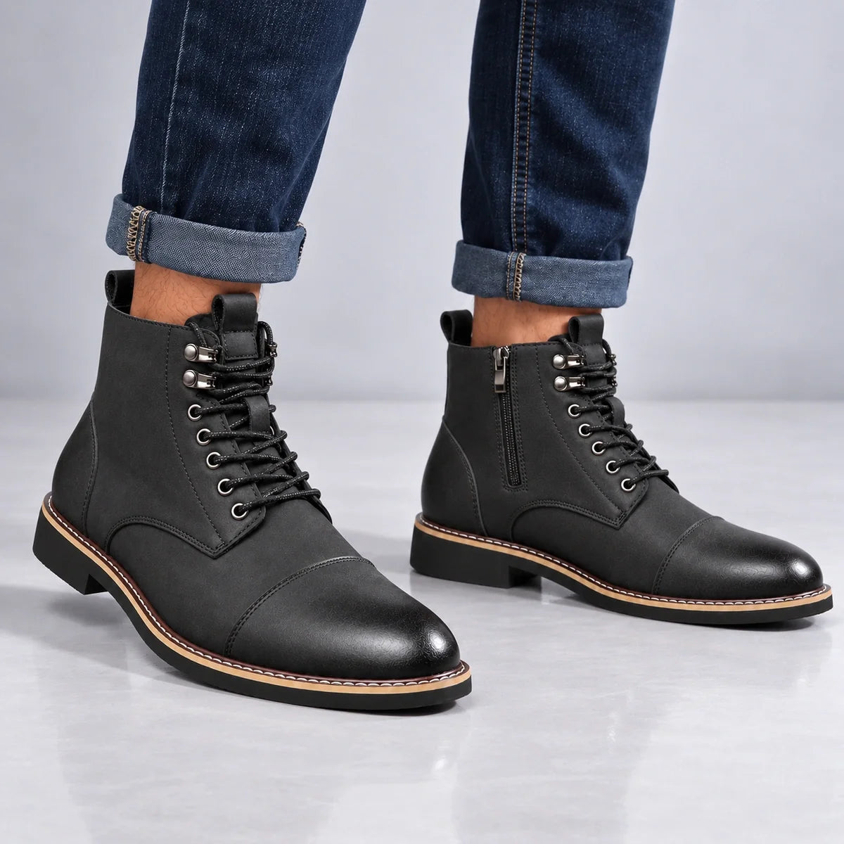 Dunbar Cap Toe Boots