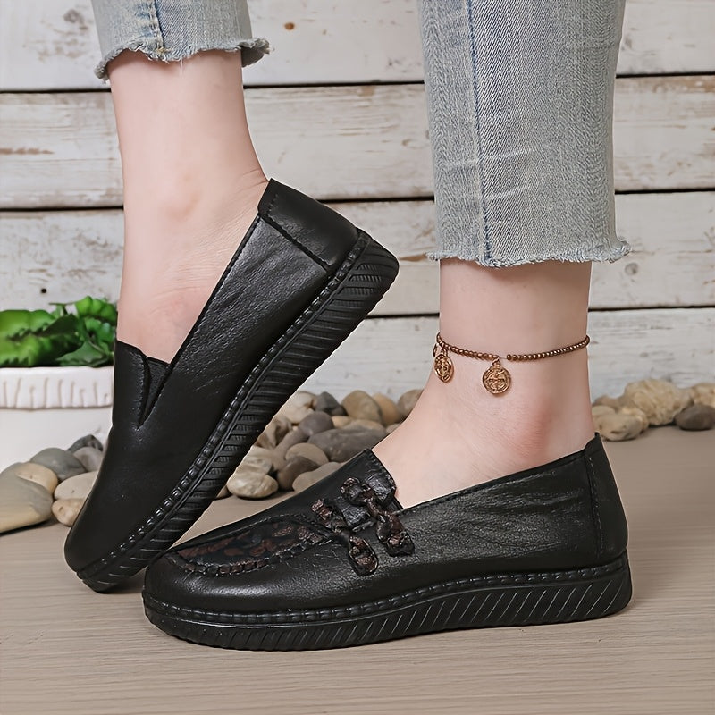 Women's Slip-On Loafers with Cushioned Sole