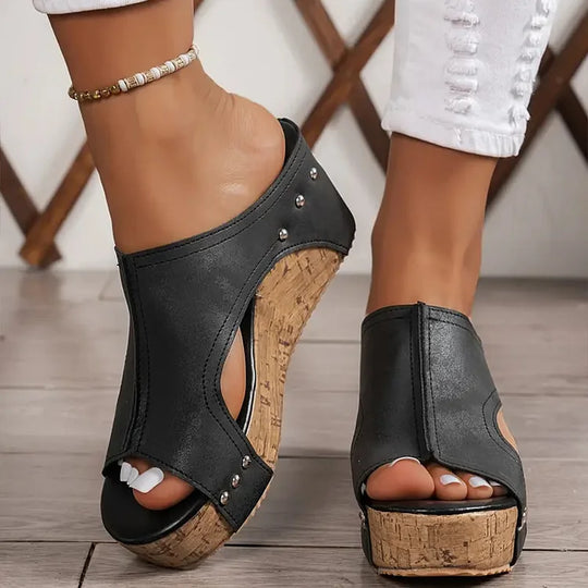 Women's Orthopedic Cushioned Sandals with Contoured Footbed and Adjustable Straps