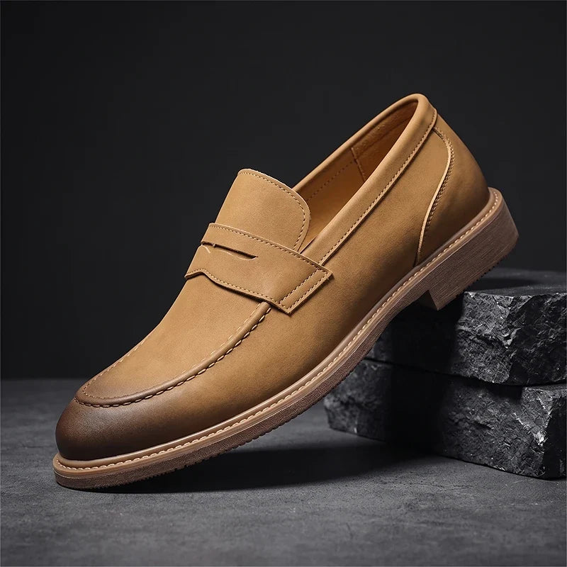 Abbott Leather Loafers