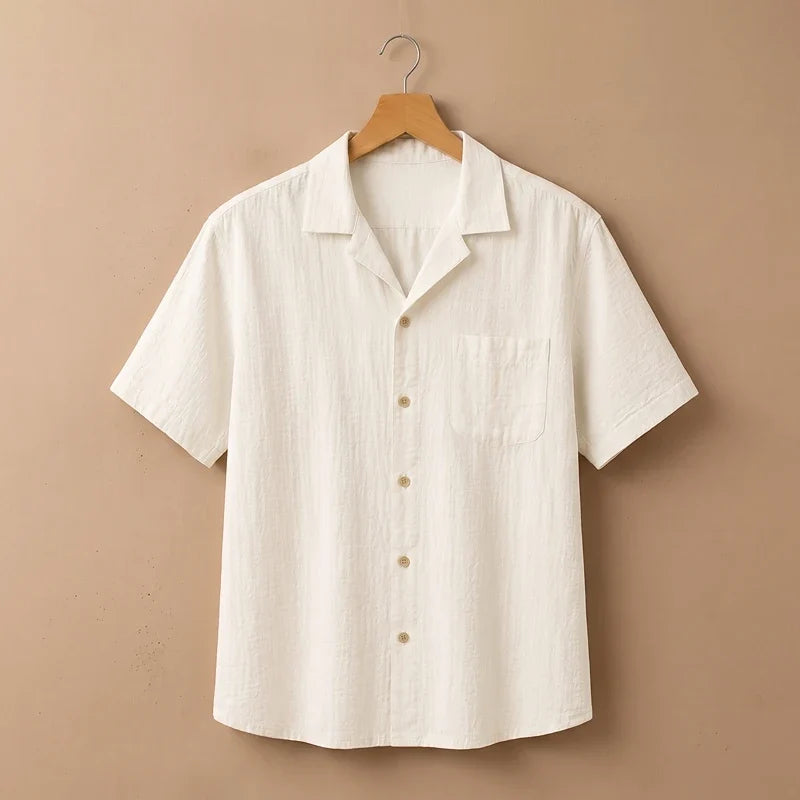 Capri Linen Camp Shirt