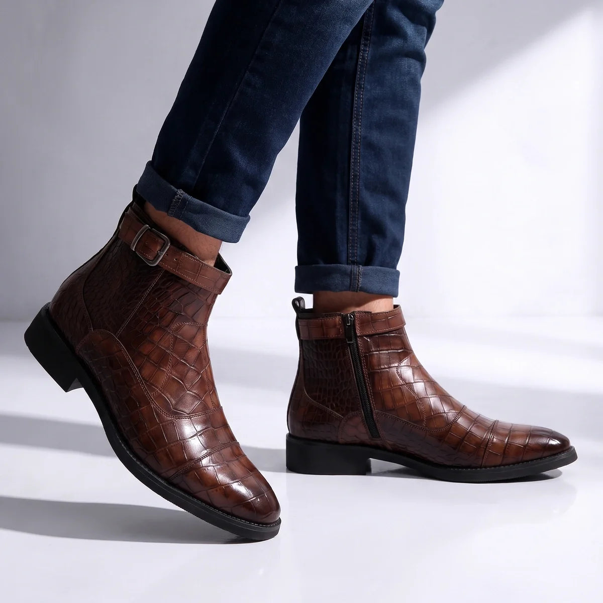 Ellsworth Croc Zip Boots