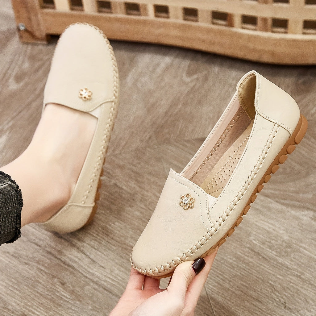 Women's Slip-On Loafers with Cushioned Footbed