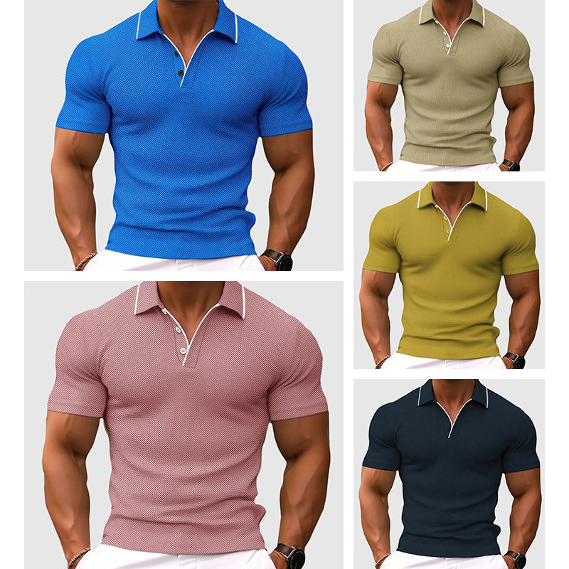 SLIM FIT STRETCH POLO FOR MEN
