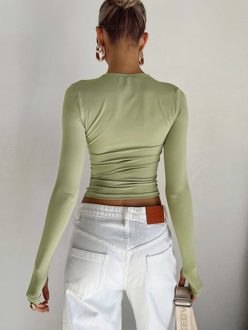 Brooklyn | Women Summer Long Sleeve Crop Top