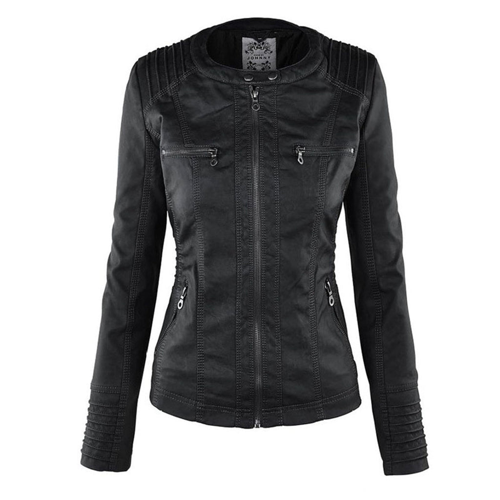 Sophie - Durable and Elegant Leather Jacket