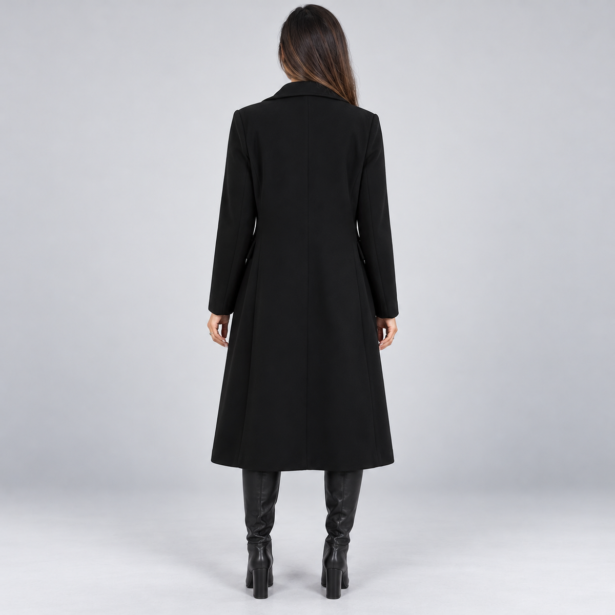 Montarello Women's Double-Breasted Regular-Fit Trench Coat
