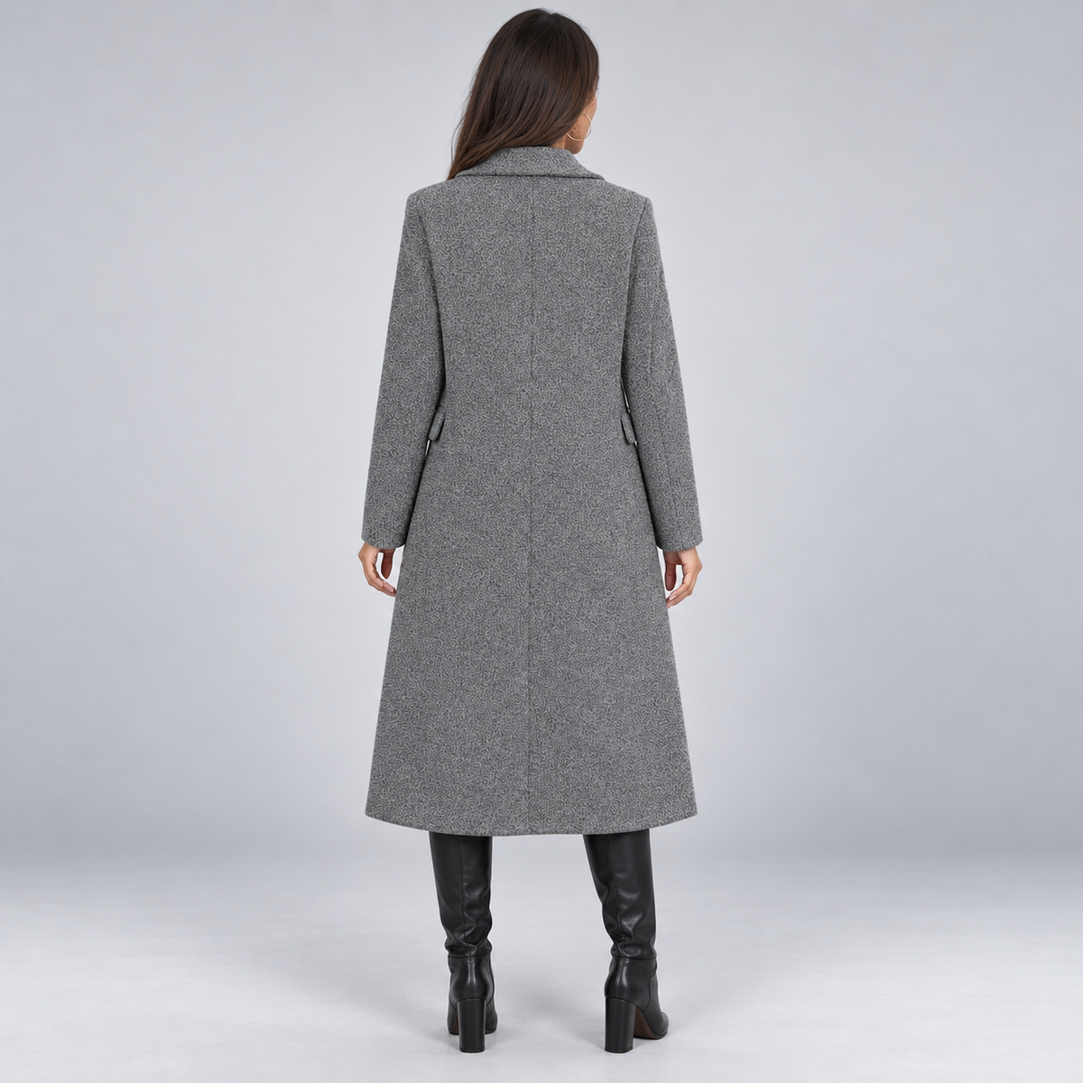 Montarello Women's Double-Breasted Regular-Fit Trench Coat