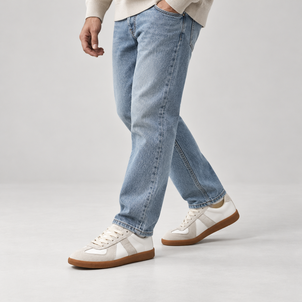 Montarello Men's Comfort Lace-Up Lightweight Casual Sneakers