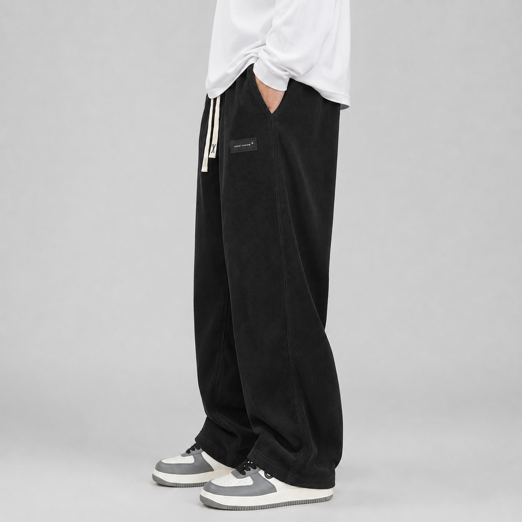 Montarello Men's Corduroy Trousers Wide Leg
