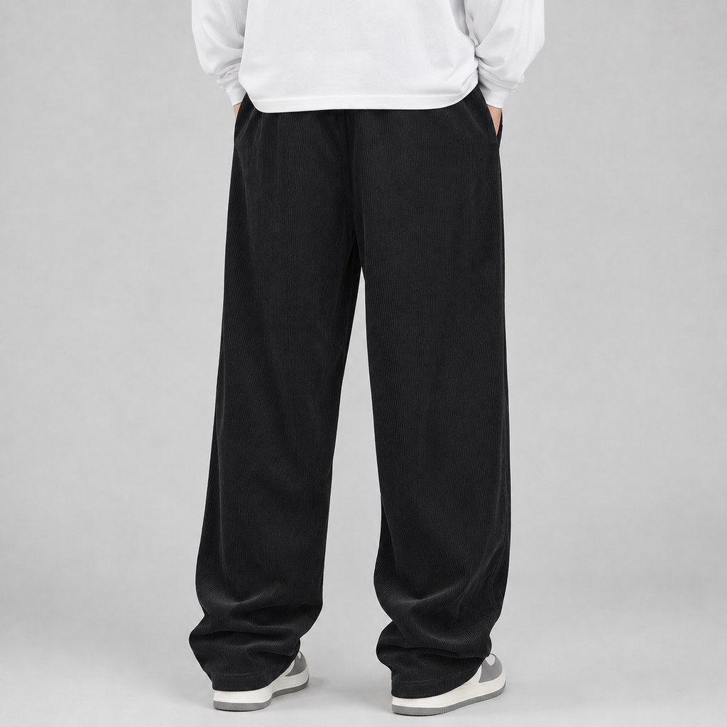 Montarello Men's Corduroy Trousers Wide Leg