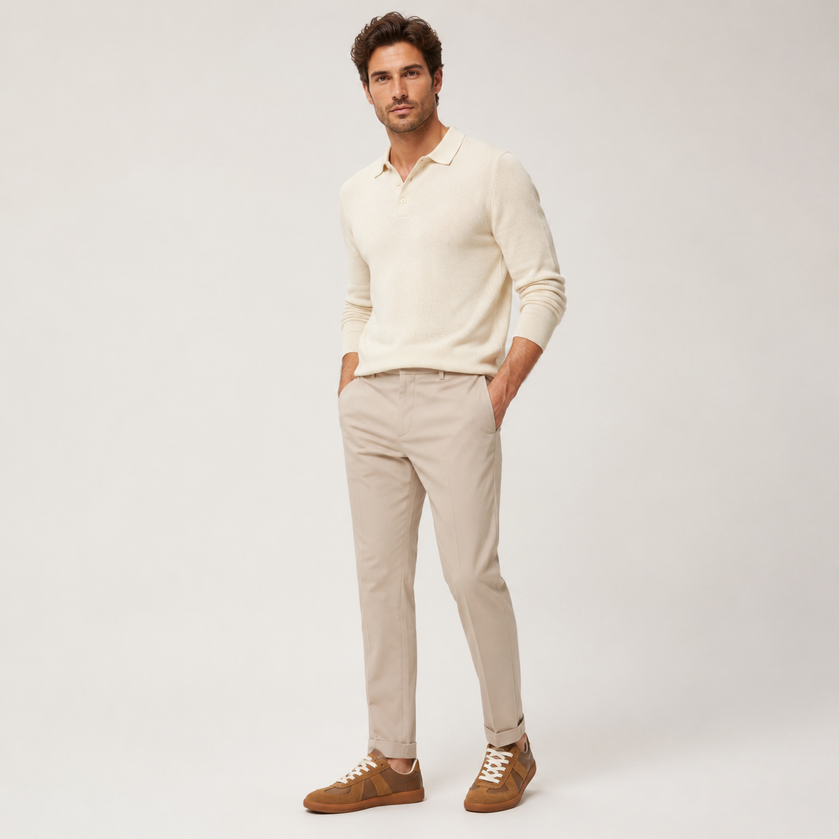 Montarello Men's Comfort Lace-Up Lightweight Casual Sneakers