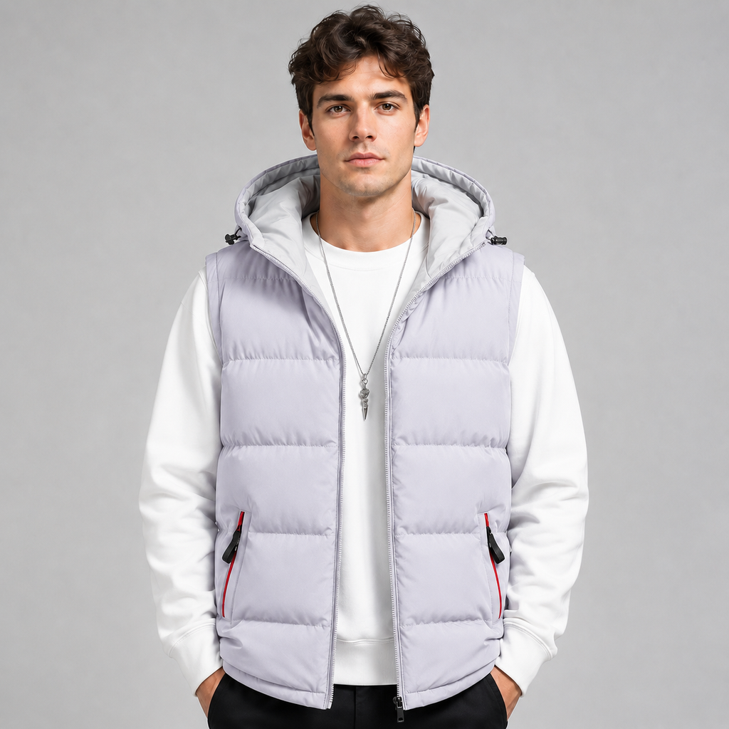 Montarello Men's Gilet Hooded Padded Bodywarmer
