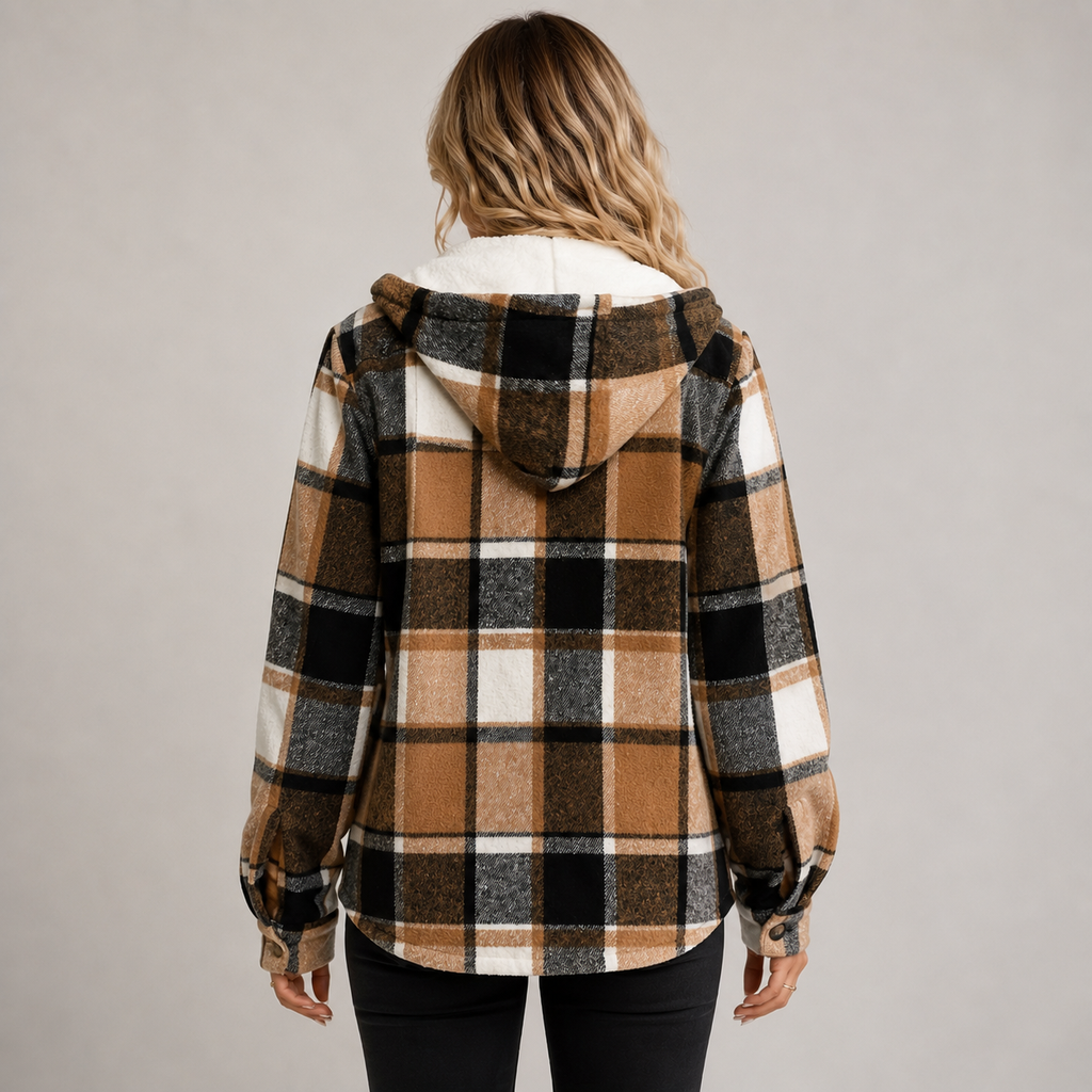 Montarello Women's Hooded Fleece Coat