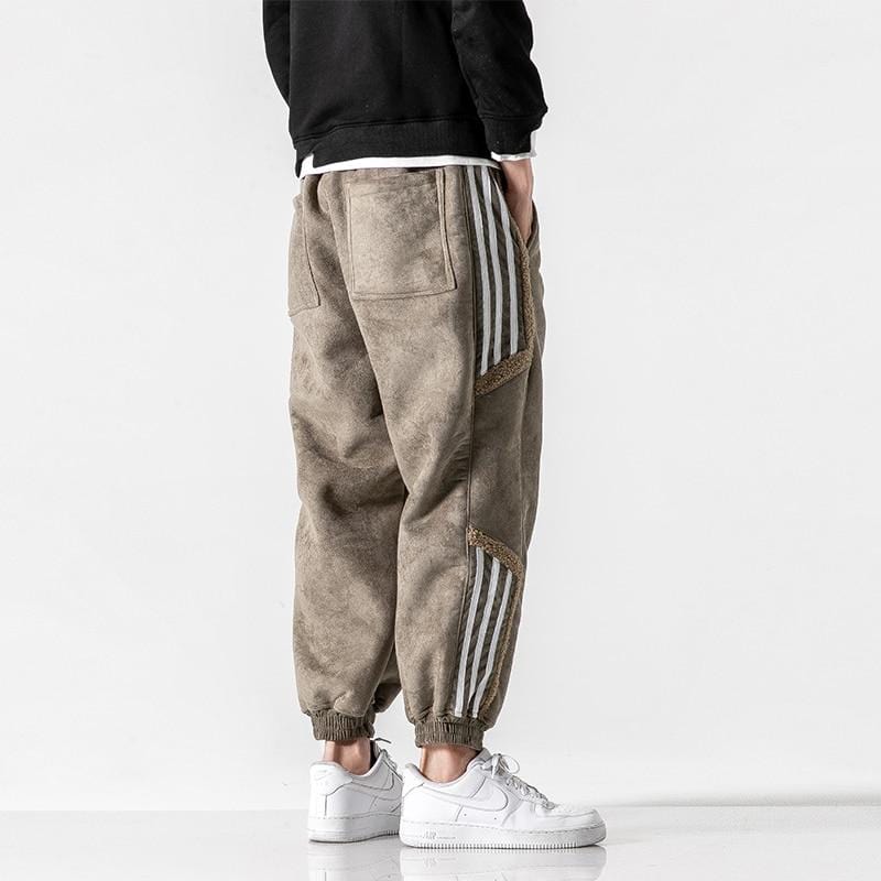 Men's Jogger Pants, Side Stripes, Elastic Cuffs, Tapered Fit