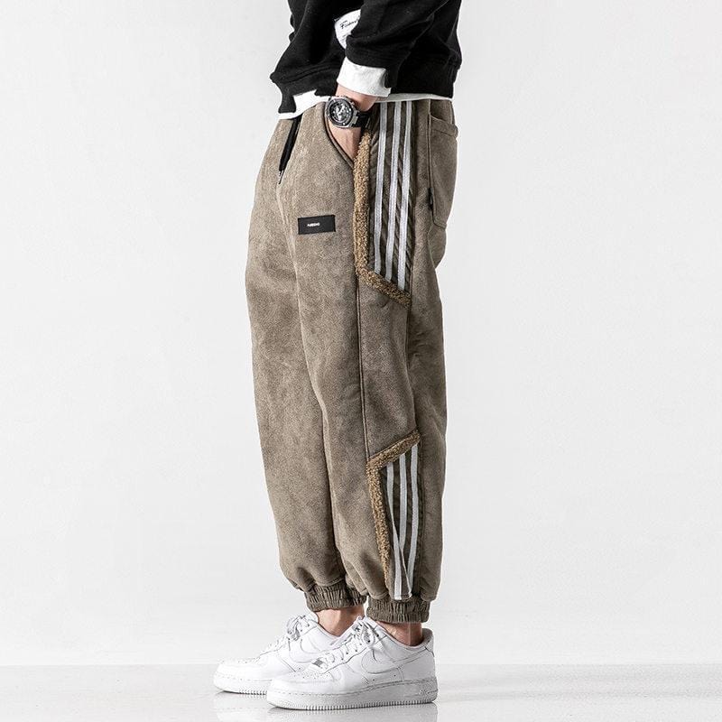 Men's Jogger Pants, Side Stripes, Elastic Cuffs, Tapered Fit