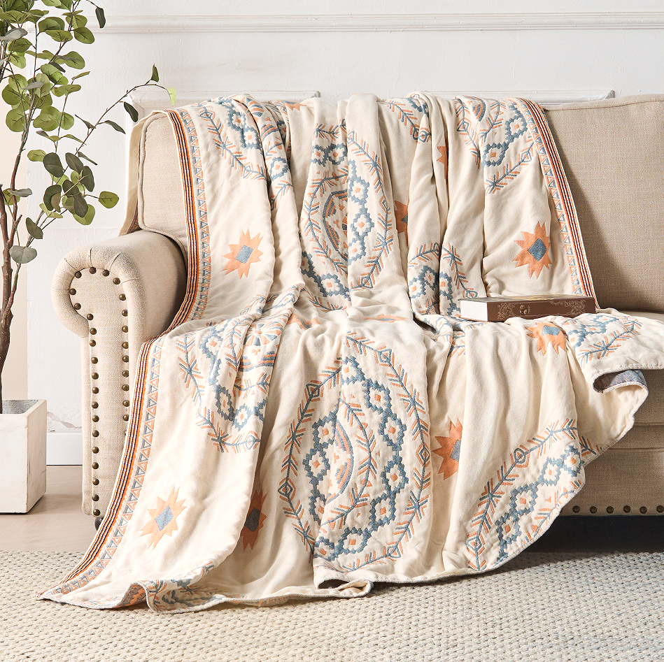 Cozy Bohemian Blanket for Ultimate Relaxation and Sleep
