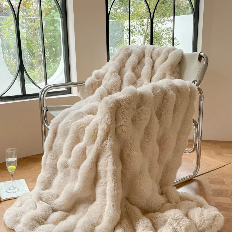 Cozy Reversible Winter Blanket for Ultimate Warmth and Comfort