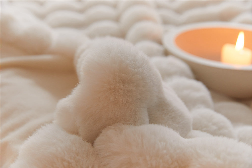 Cozy Soft Fluffy Portable Sofa Throw Blanket