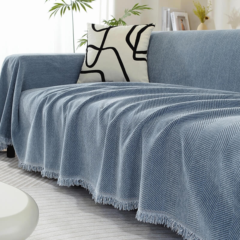 Cozy Soft Fringe Throw Blanket for Ultimate Comfort