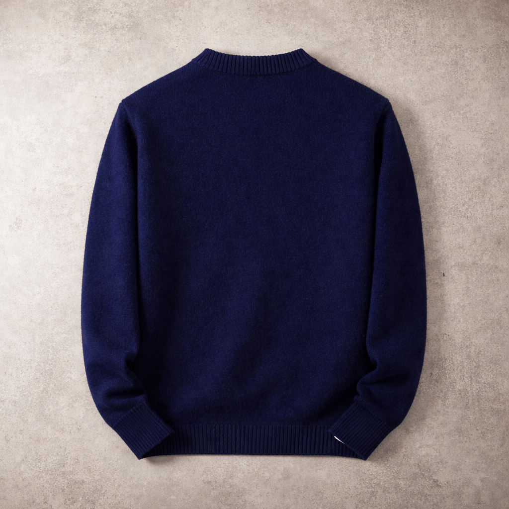 RIBBED CREW NECK SWEATER FOR MEN