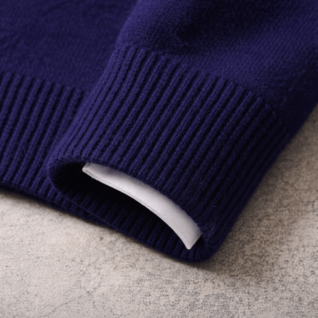 RIBBED CREW NECK SWEATER FOR MEN