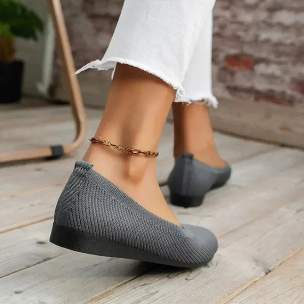 Women's Slip-On Flat Shoes with Orthopedic Sole