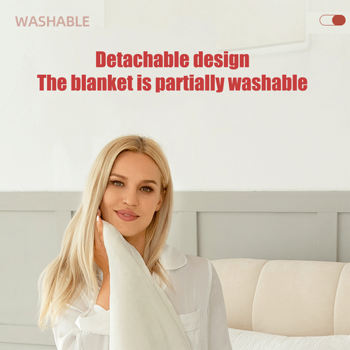 Electric Double-Sided Sherpa Blanket with Remote Control