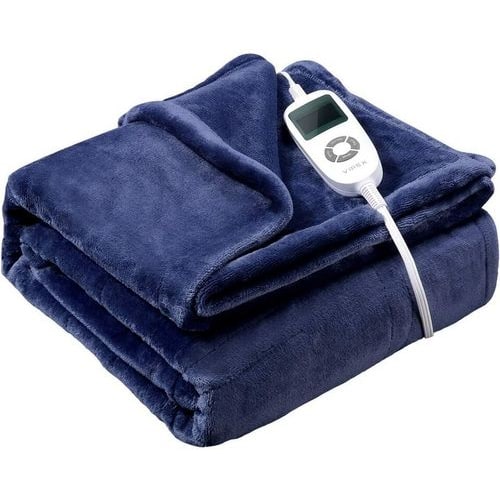 Electric Double-Sided Sherpa Blanket with Remote Control