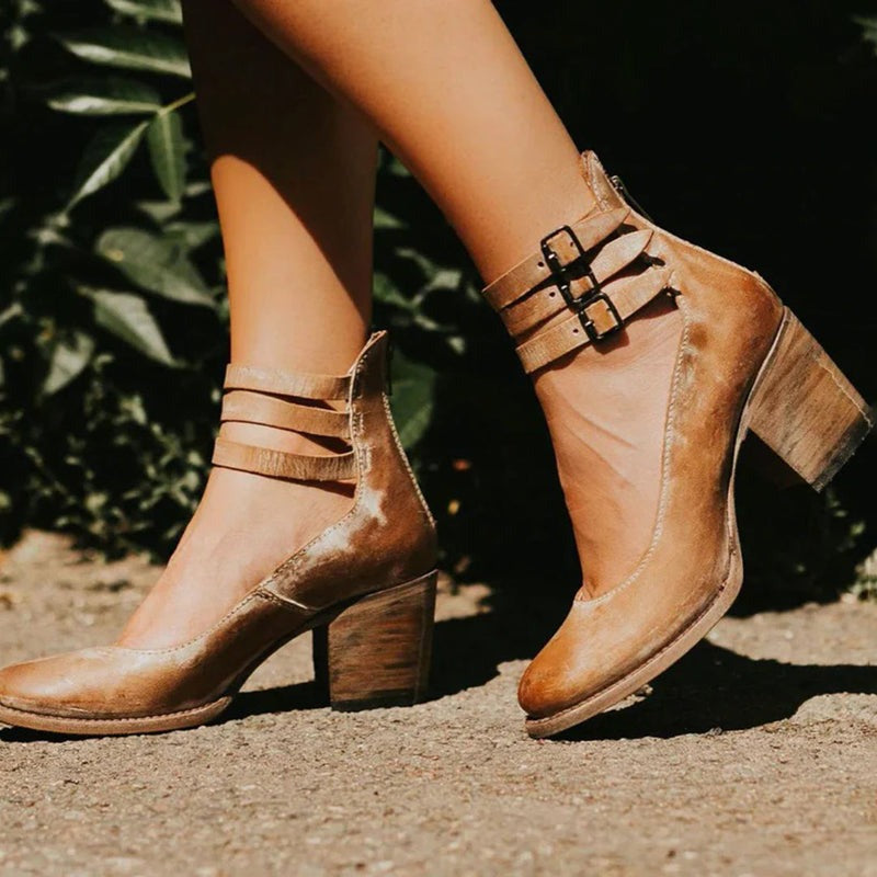 Elegant Belt Buckle Strap Mary Jane Shoes for Women