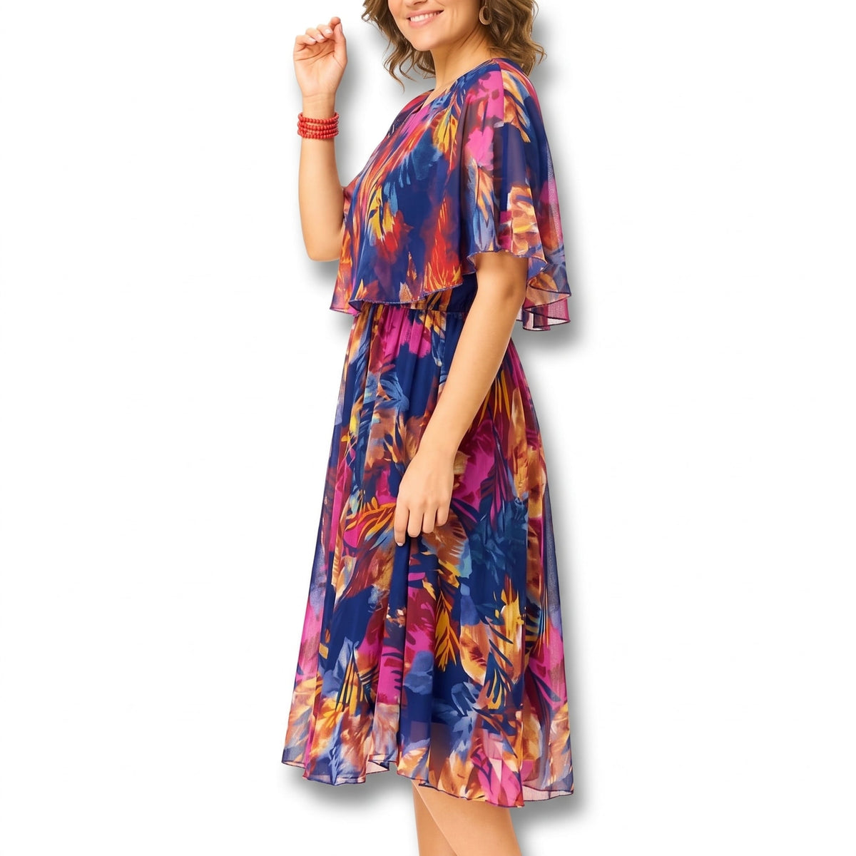 Eva's Boutique | Breezy Chiffon Dress