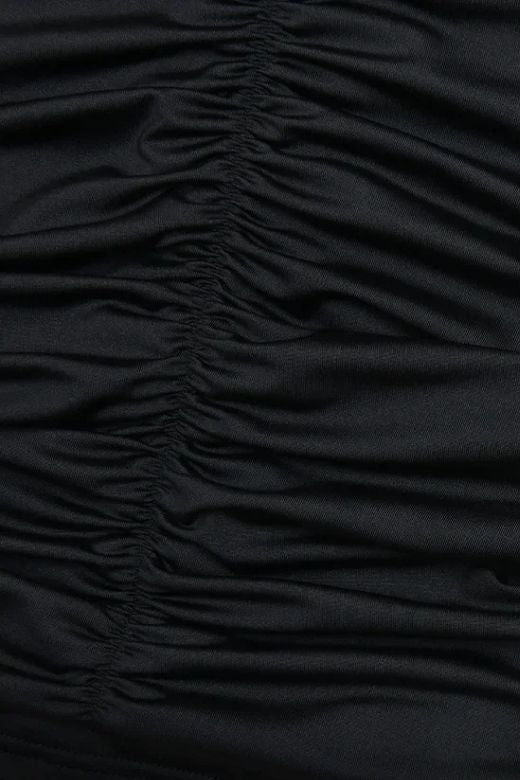 Women's Off-Shoulder Ruched Mini Dress with Long Sleeves