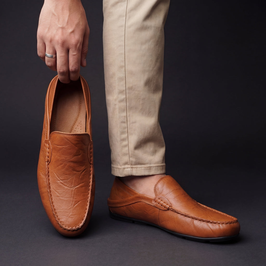 GENUINE HIDE LOAFERS FOR MEN