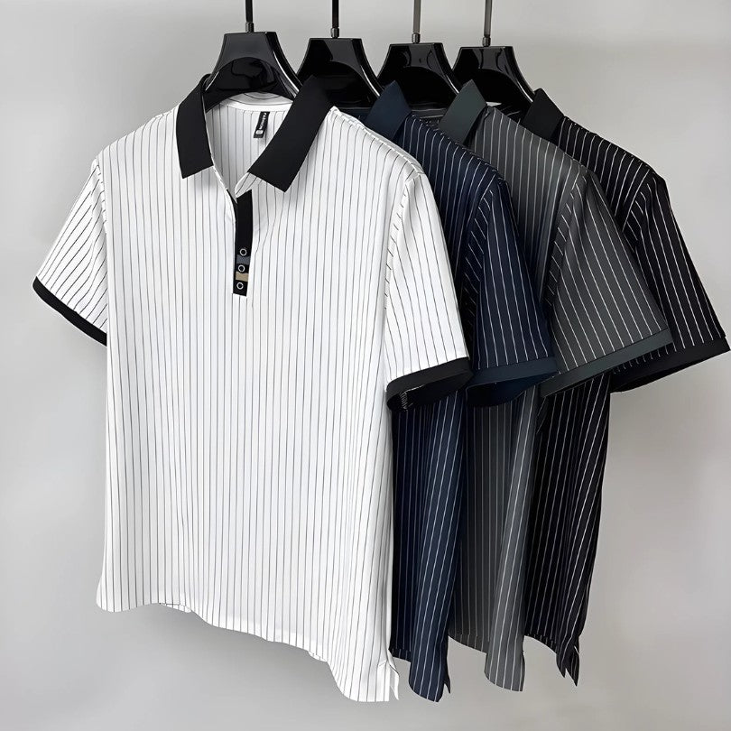 REFINED STRIPED POLO