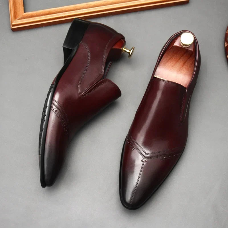 Zion Genuine Leather Loafers